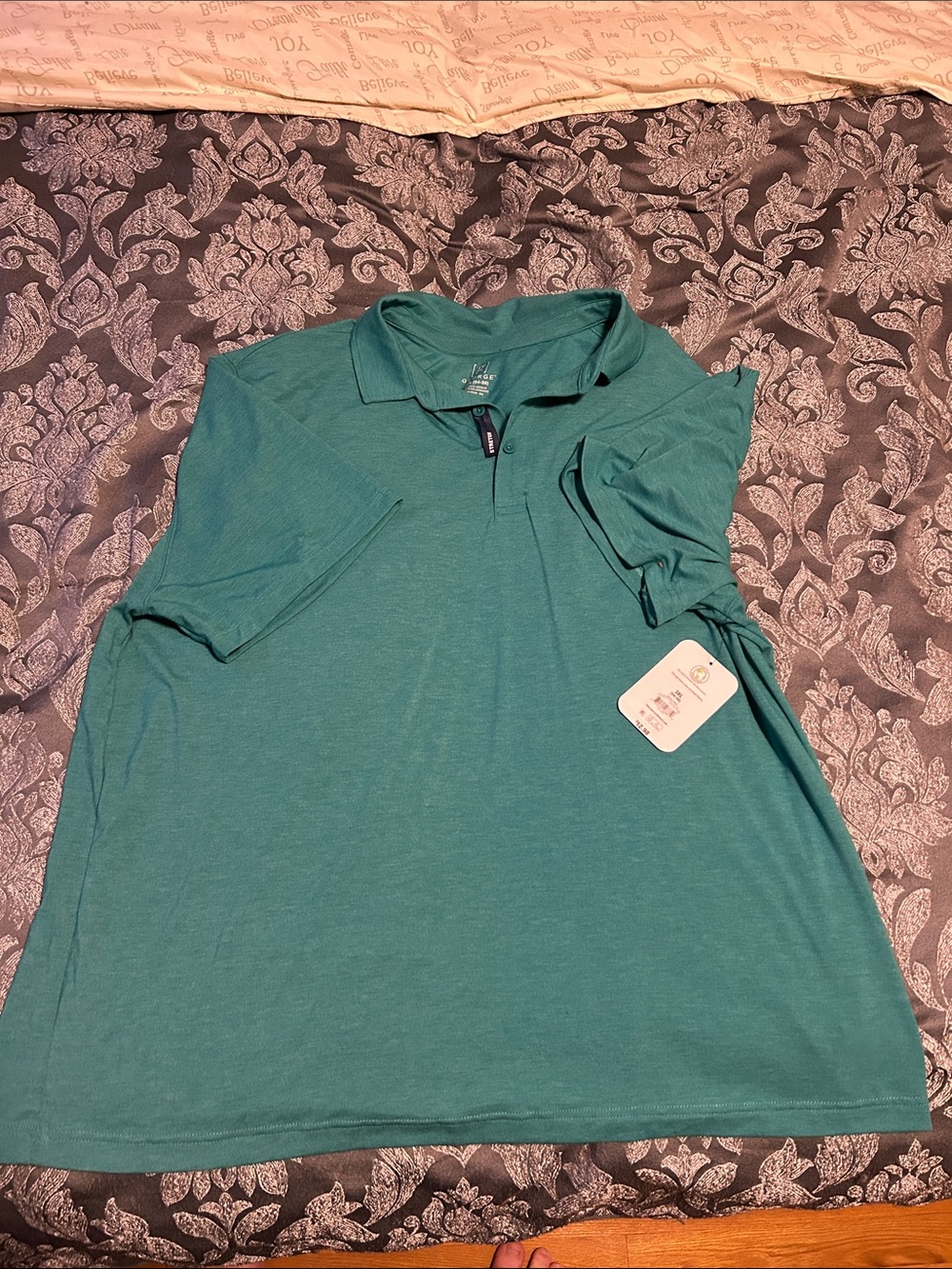 Teal Short Sleeve Polo Shirt